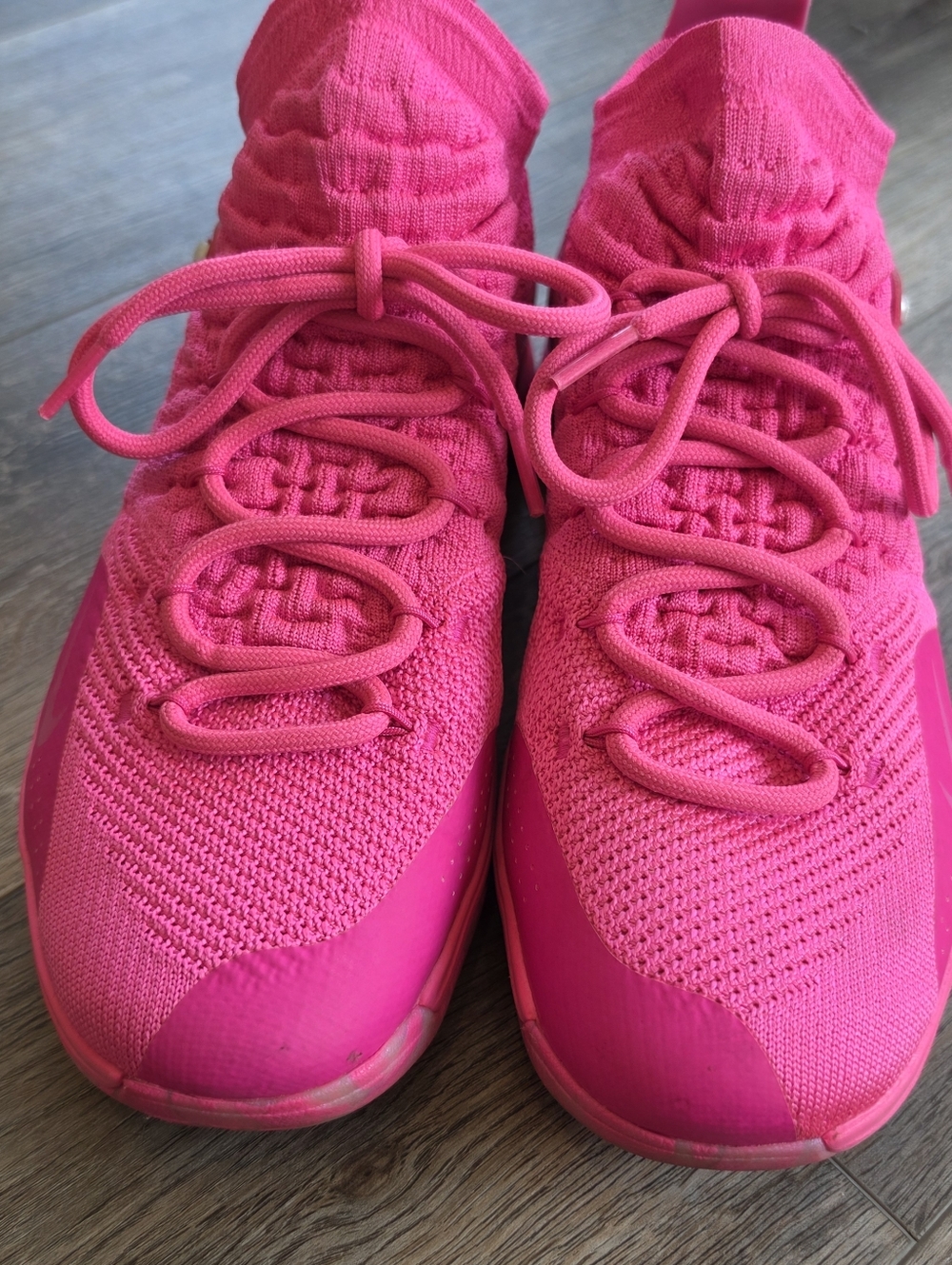 Nike Zoom KD 11 Aunt Pearl Pink Sneakers 7Y LE Breast Cancer 8.5 Women's - Picture 4 of 12